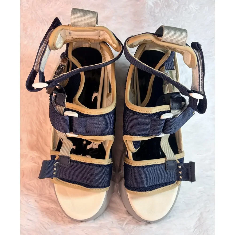 Anthony Wang Cranberry-07 Wedge Sandals Women's Size 9